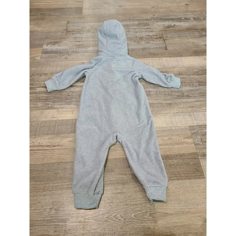 Carters 9 months fleece long sleeve winter one piece